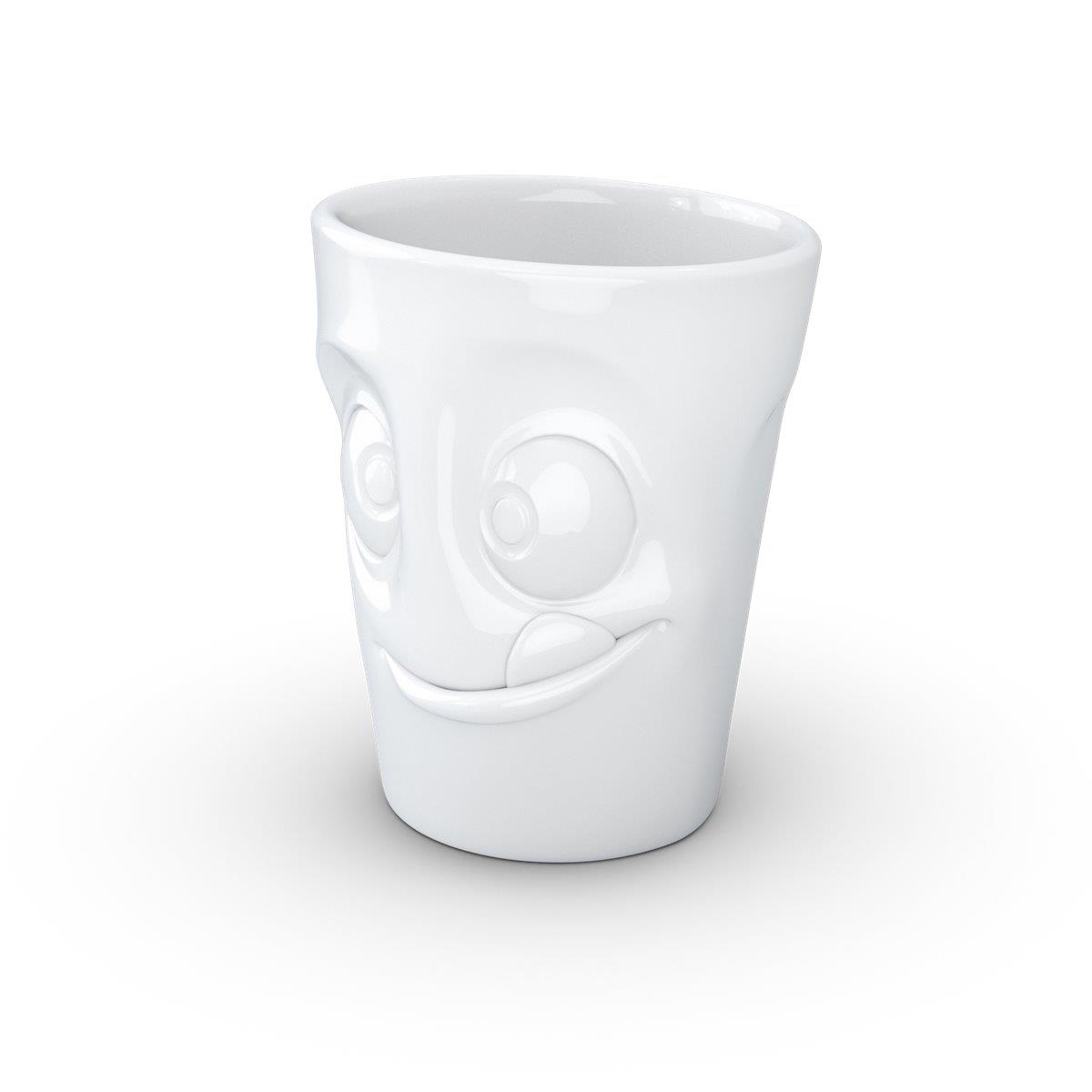 TV Tasse Kaffeebecher 86 Henkelbecher Lecker weiß
