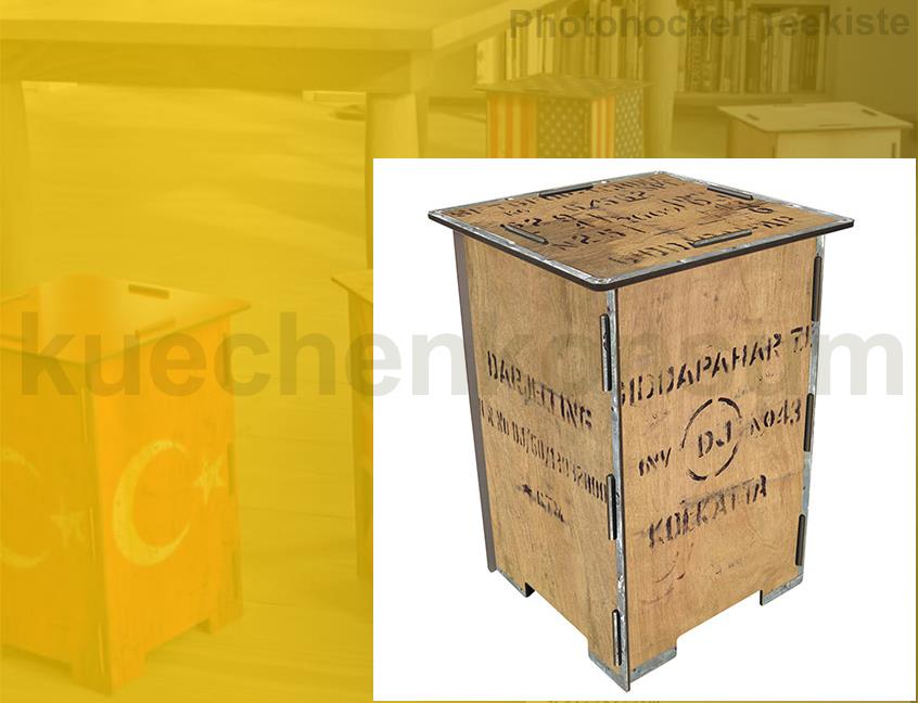 Werkhaus Photohocker SH8208 Teekiste 295 x 295 x 420 mm