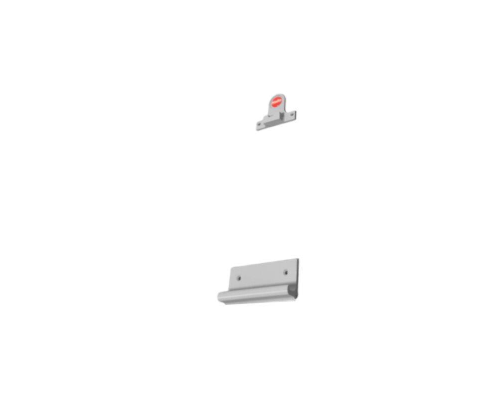 Hailo Inneneimer 1102445 ReadyBin 12 L 320 x 156 x 295 mm incl. Wandhalter hellgrau