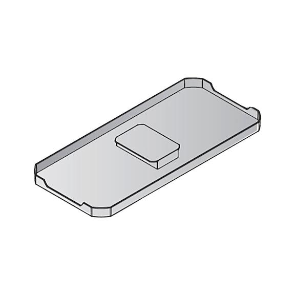 Vauth Sagel Deckel für Mülleimer 720844 Envi Free 382 x 183 mm Anthrazit