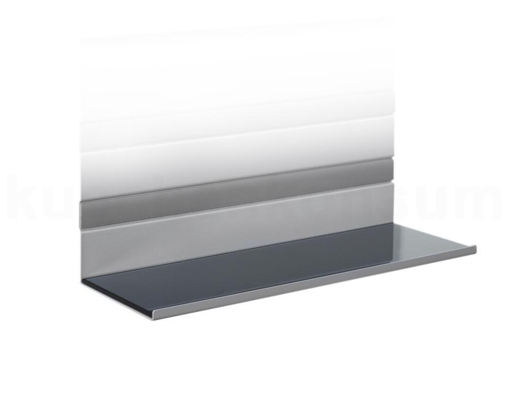 Linero MosaiQ Deko Einleger Rauchglas L 585 x 110 x 4 mm