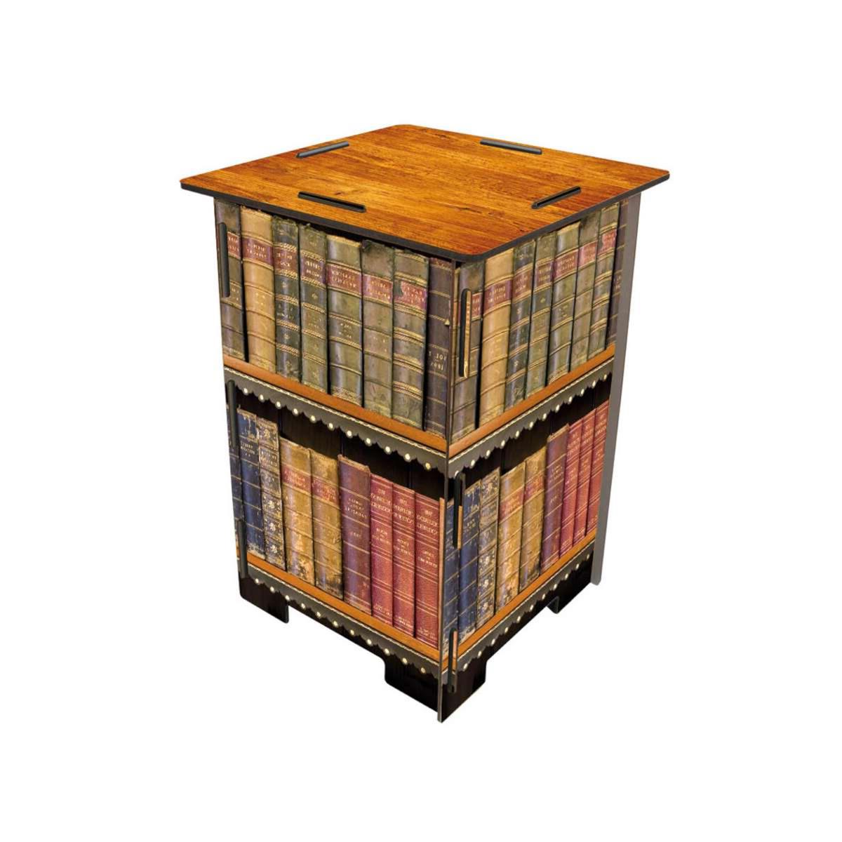 Werkhaus Photohocker SH8183 antike Bücher 295 x 295 x 420 mm