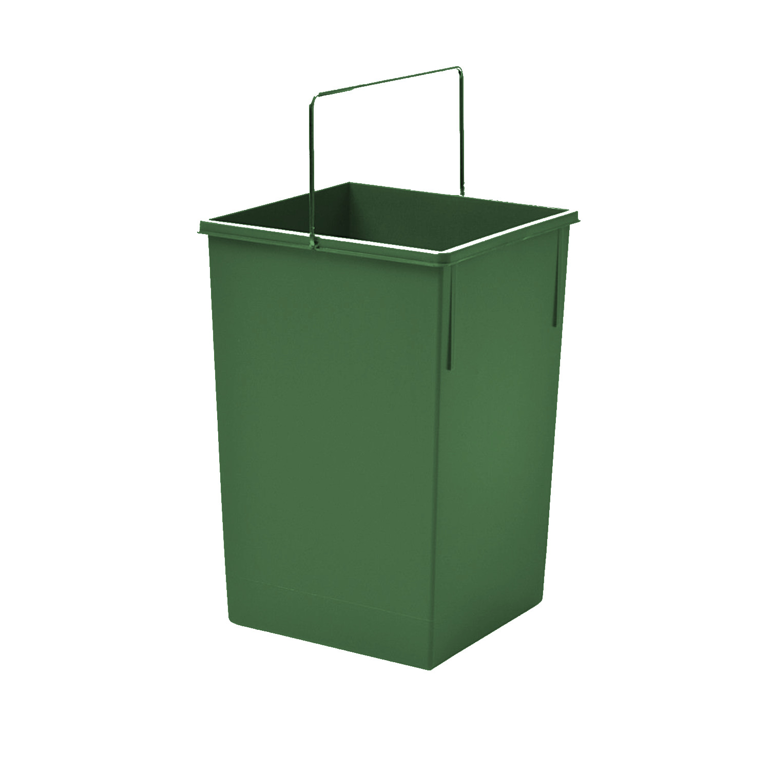Hailo Inneneimer 1073259 grün 15 Liter 220 x 230 x 350 mm mit Deckel