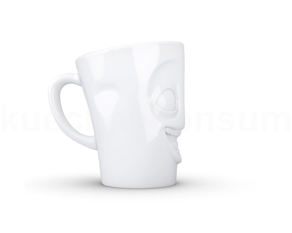 TV Tasse Kaffeebecher 85 Henkelbecher witzig weiß