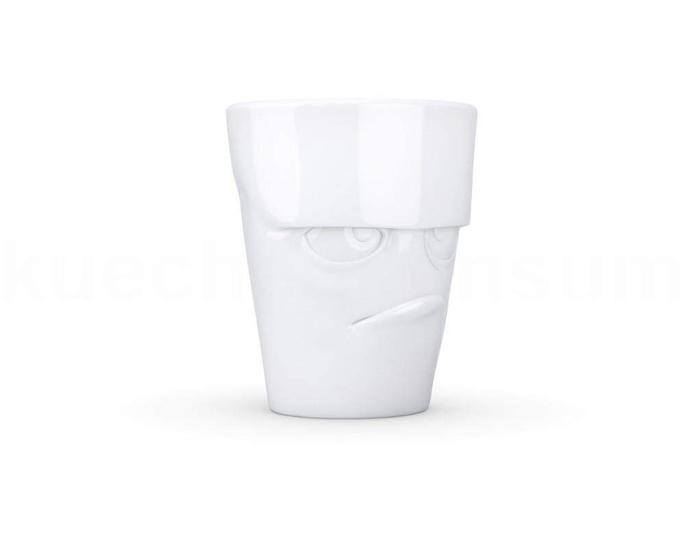 TV Tasse Kaffeebecher 81.01 Henkelbecher Grummelig weiß