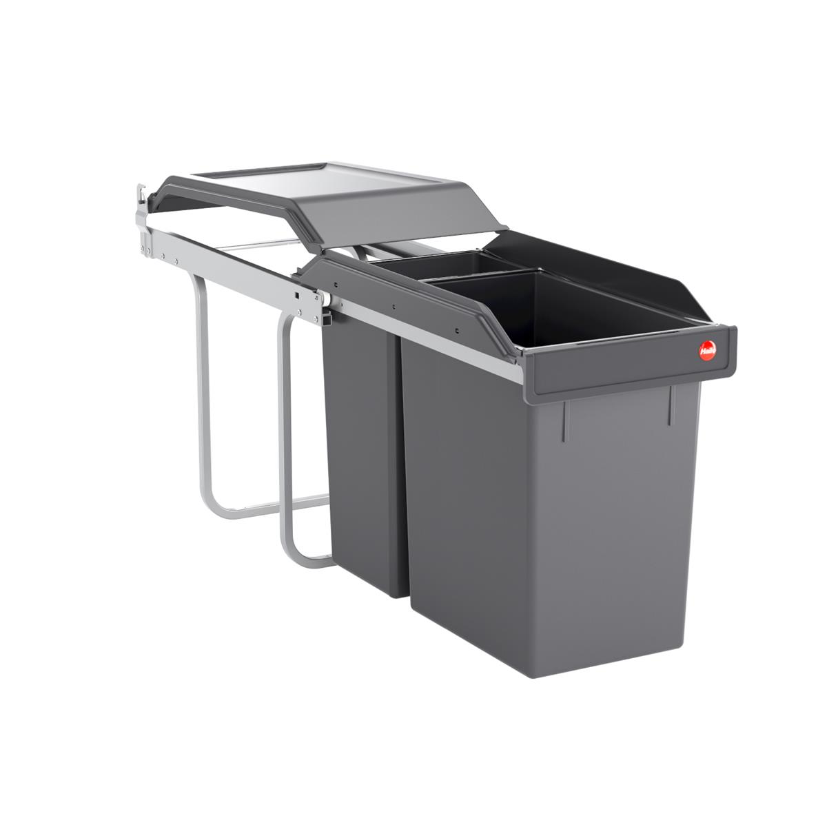 Hailo Abfallsammler 3650111 TA Swing A Tandem 24 + 7 Liter