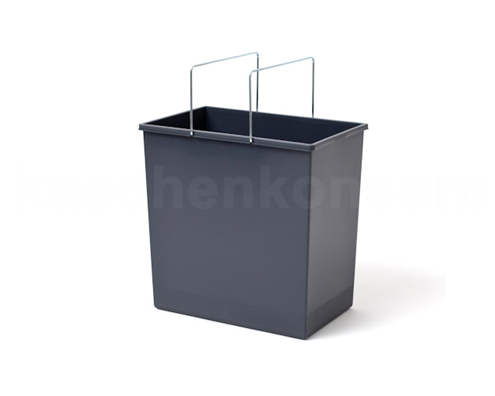 Hailo Inneneimer 1050209 dunkelgrau 24 L 345 x 220 x 350 mm 2 Henkel