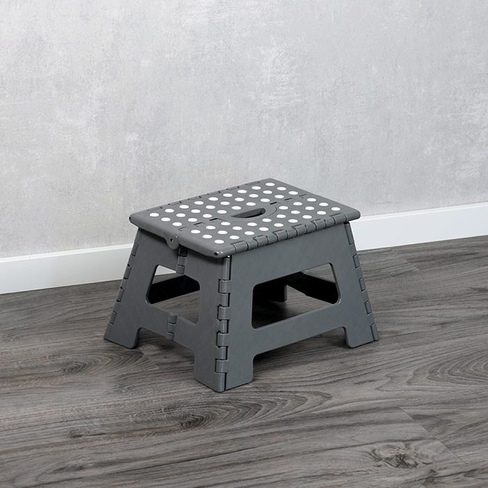 Kesper Klapptritt 70635 faltbar grau Kunststoff 35 x 27 x 22 cm