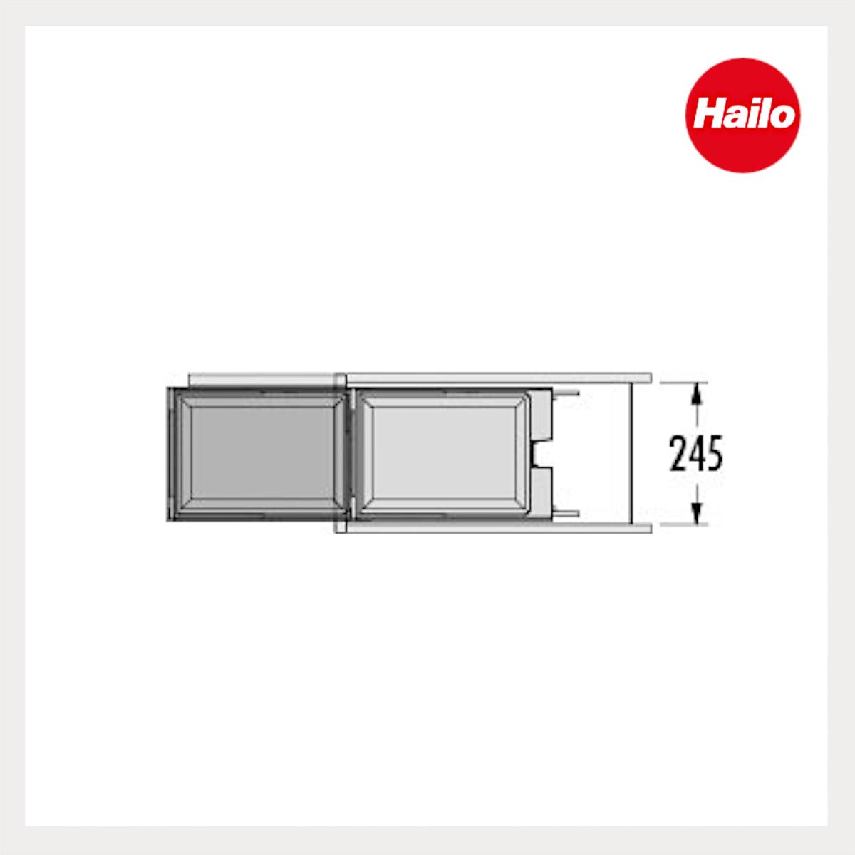 Hailo Abfallsammler 3635001 AS Swing Solo manual 20 Liter