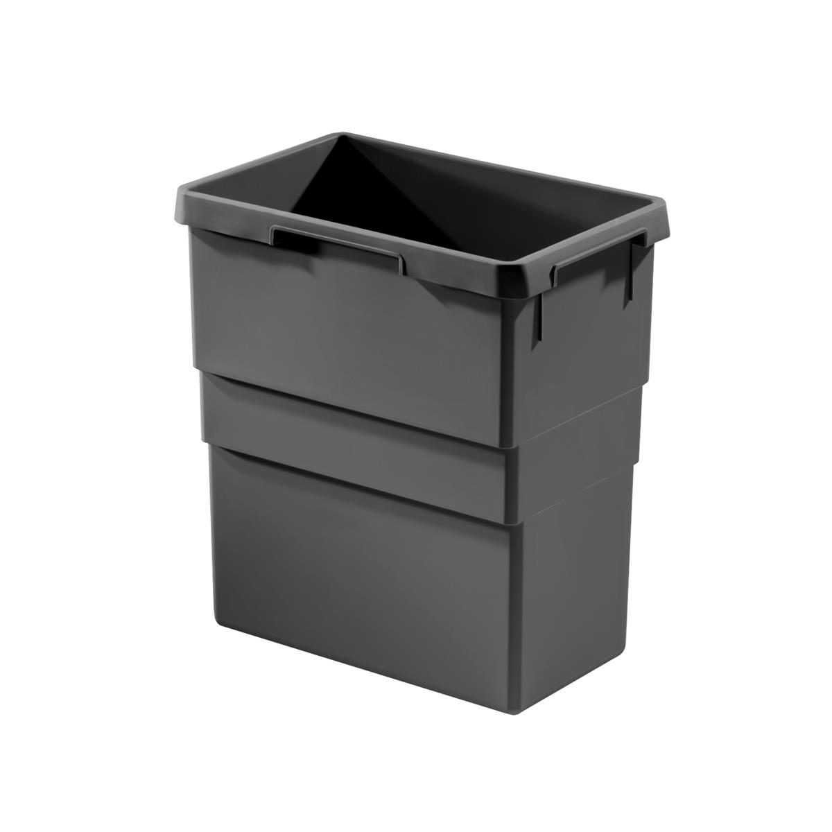 Hailo Inneneimer 1137679 dunkelgrau 30 Liter 397 x 258 x 413 mm