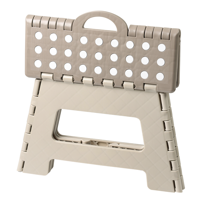 Kesper Klapptritt 70631 faltbar beige Kunststoff 35 x 27 x 22 cm