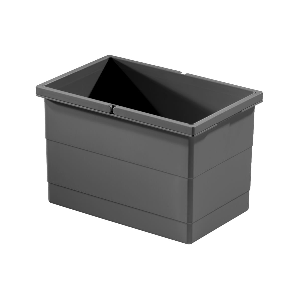 Hailo Inneneimer 1225859 dunkelgrau 415 x 242 x 210 mm mit Deckel