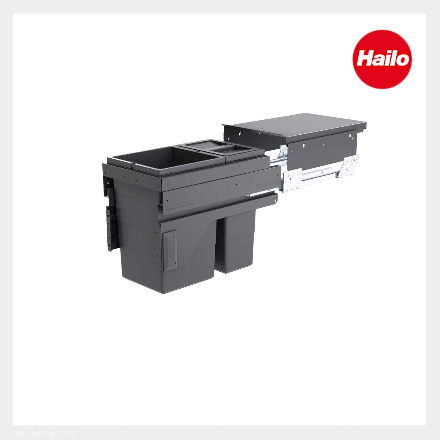 Hailo Abfallsammler 3610871 Cargo 300 Slide 25 Liter