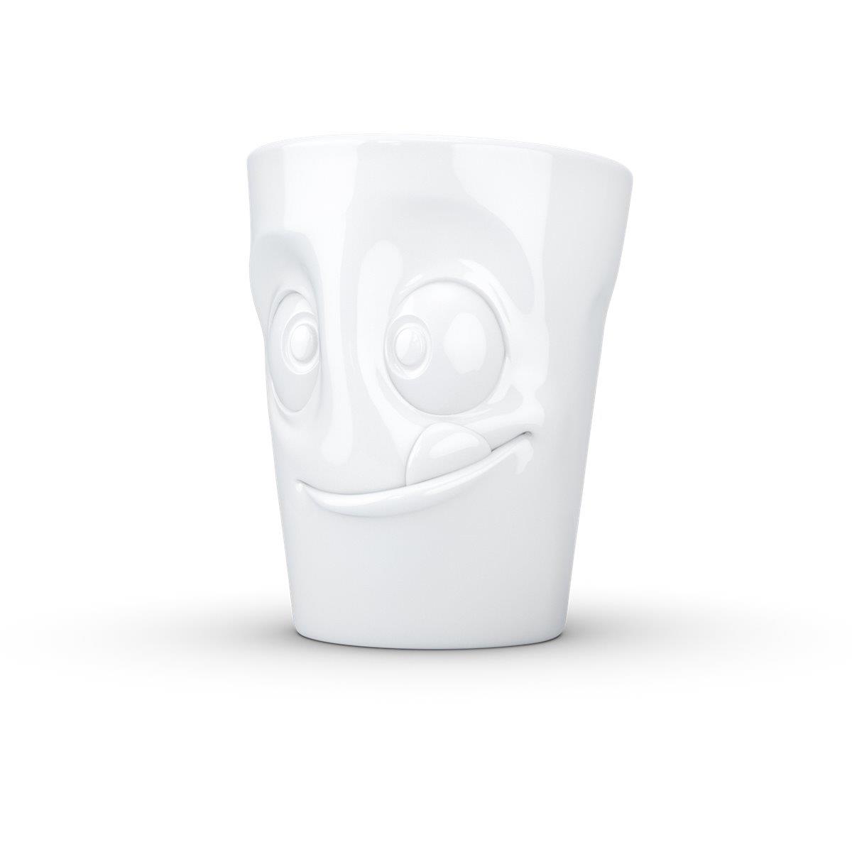 TV Tasse Kaffeebecher 86 Henkelbecher Lecker weiß