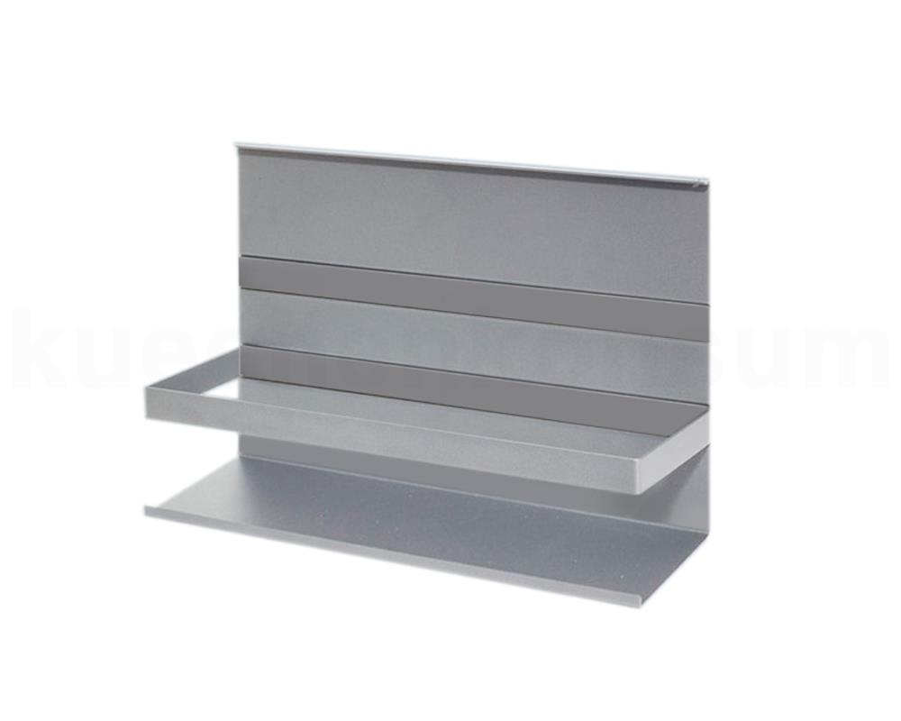 Linero MosaiQ Universalablage 200 mit Rahmen titangrau 350 x 110 x 200 mm