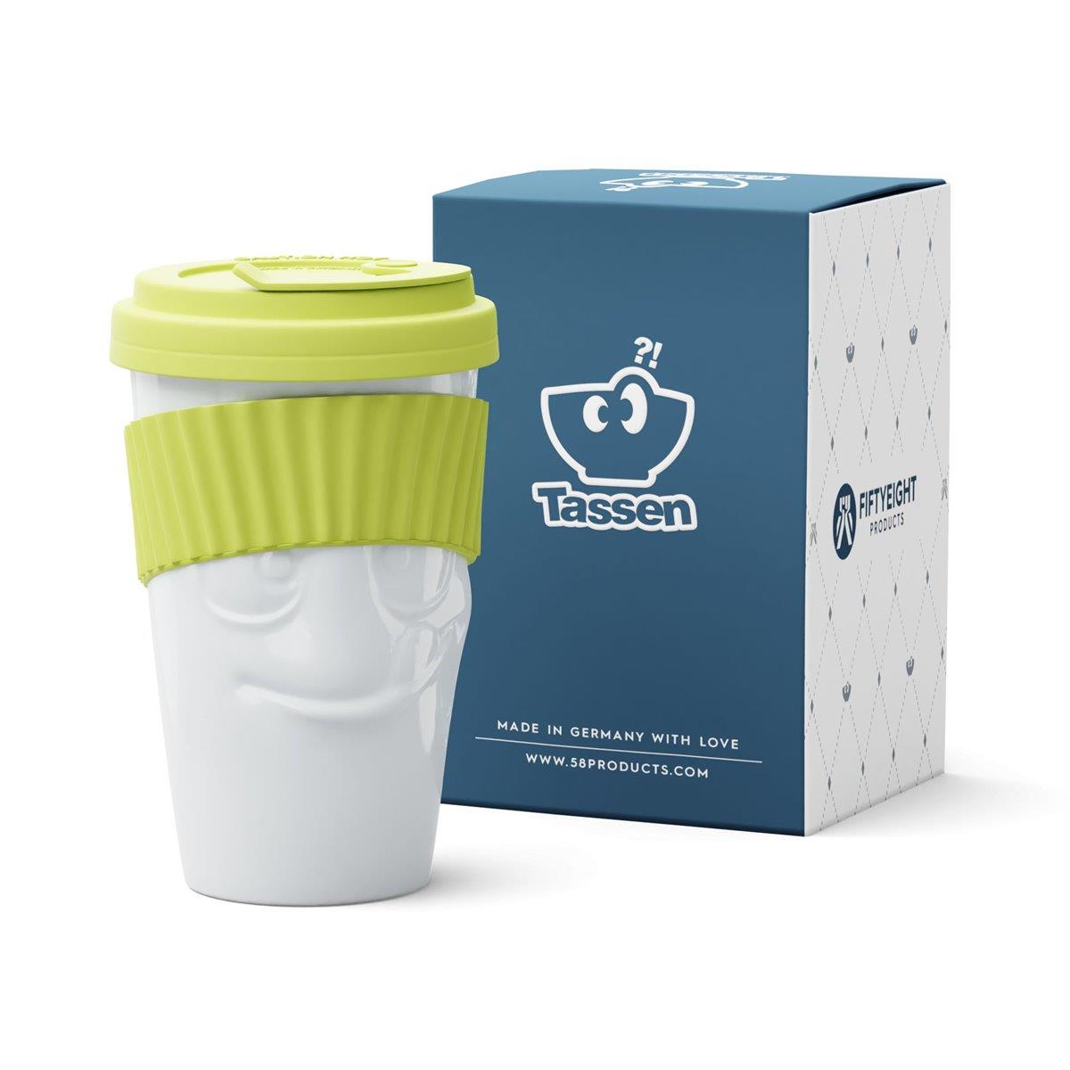 TV Tasse Kaffeebecher 05 To Go Lecker Limette