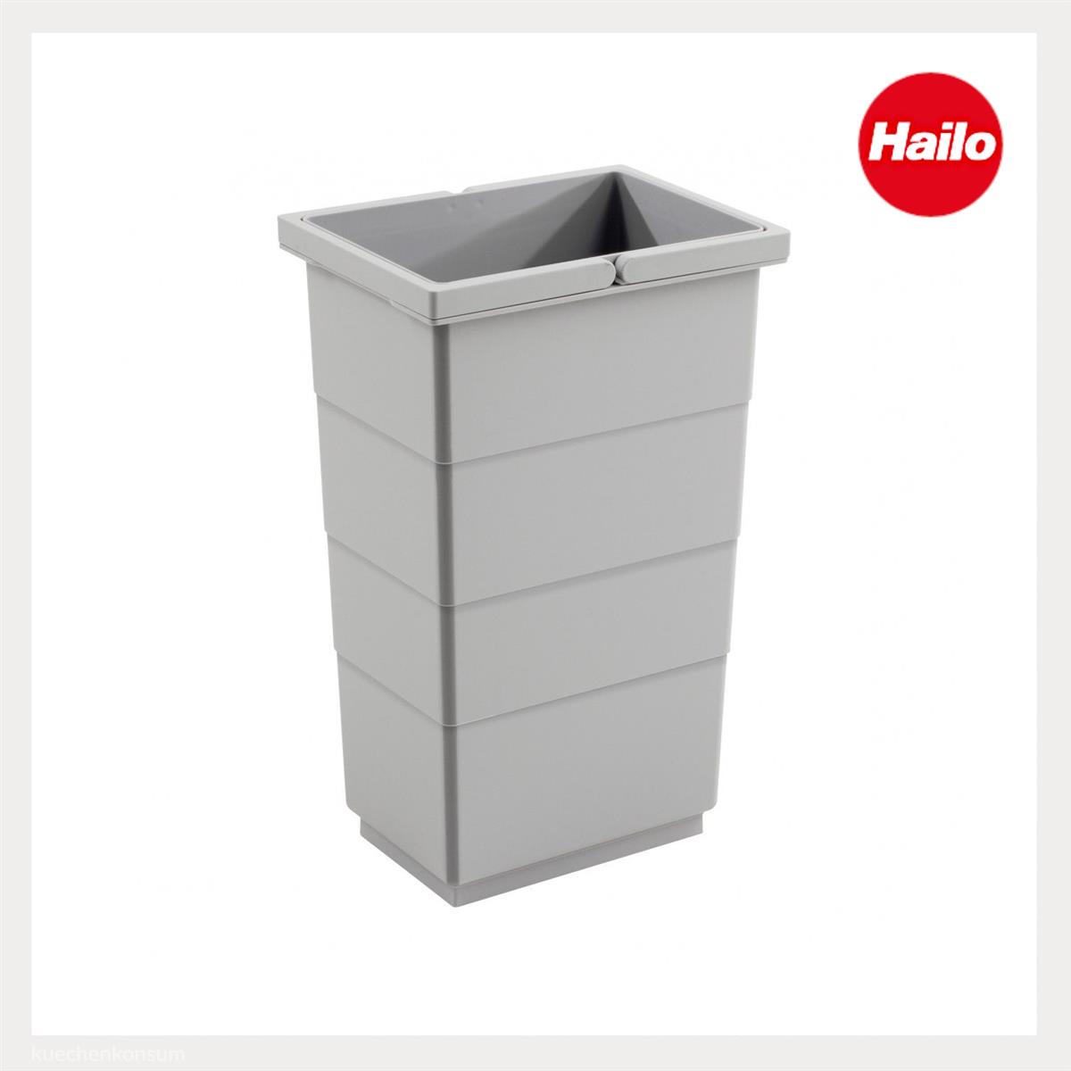 Hailo Inneneimer 1122229 hellgrau 10 L 156 x 226 x 362 mm hoher Boden