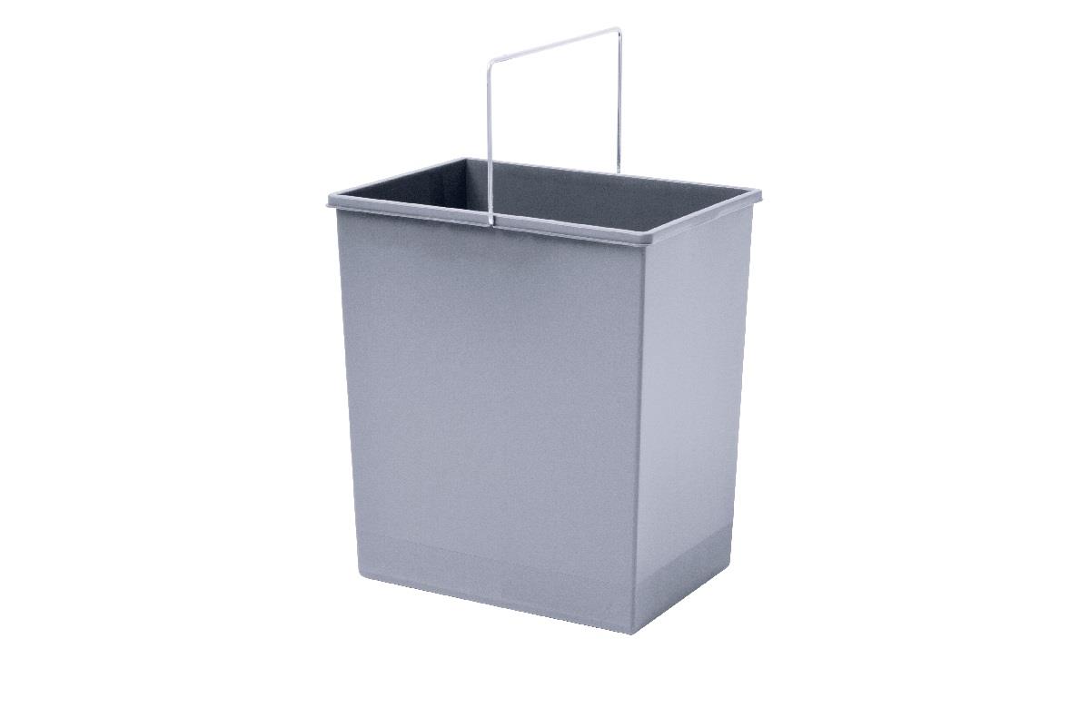 Hailo Inneneimer 1077859 grau 20 L 316 x 226 x 350 mm mit Henkel