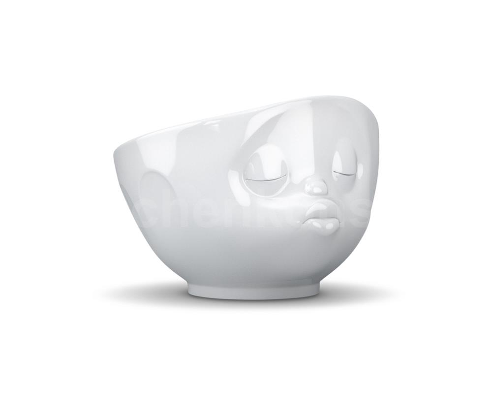 TV Tasse Schale 03.01 küssend 500 ml weiß