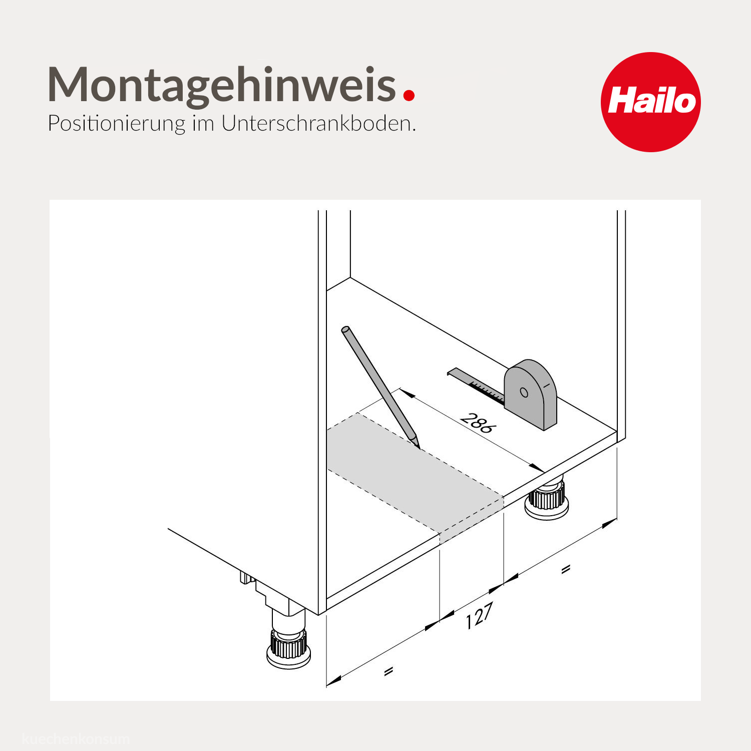 Hailo Öffnungssystem 3697301 Libero 3.0 (HFO) Free Opener für Auszüge