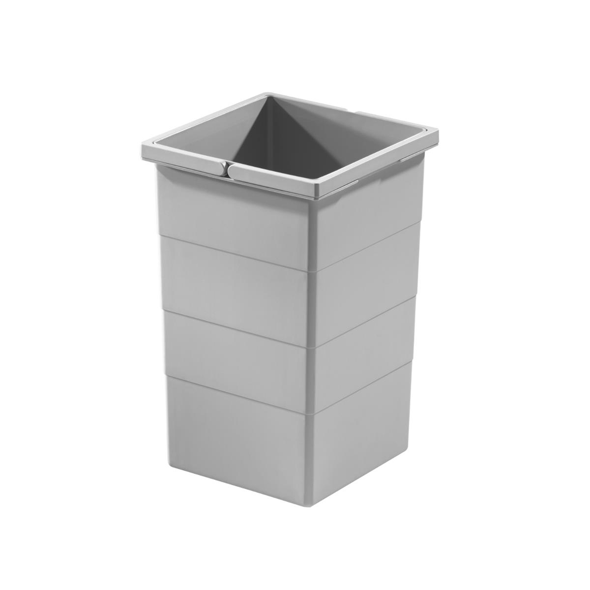 Hailo Inneneimer 1076099 hellgrau 15 Liter 226 x 233 x 350 mm 2 Henkel