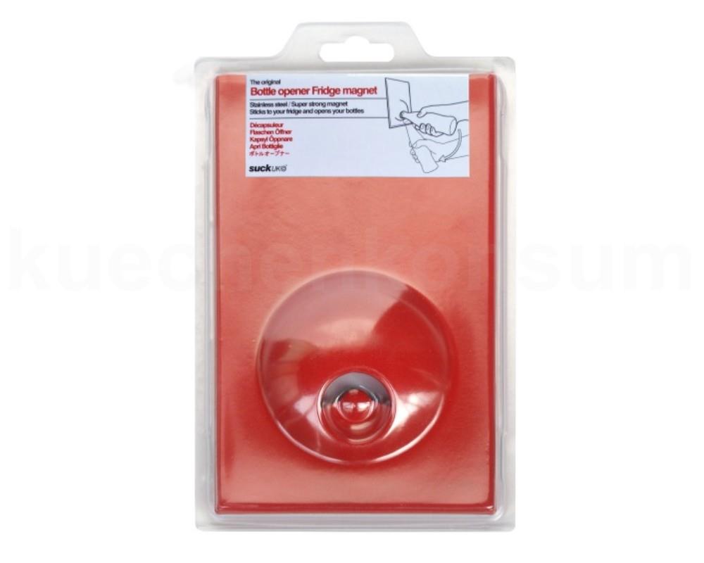 Flaschenöffner Kühlschrankmagnet Rot Suck UK Bottle Opener