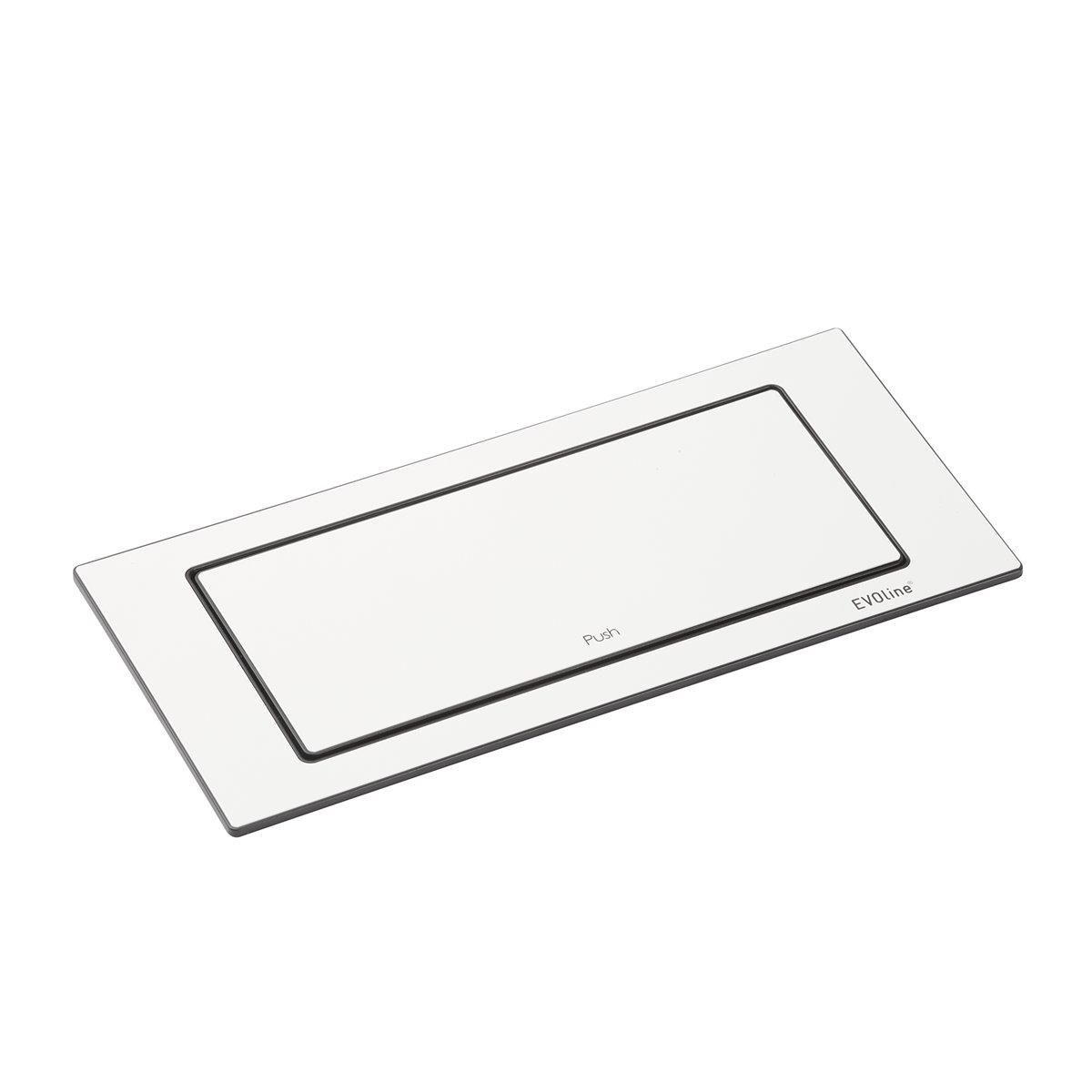 Schulte EVOline BackFlip 10.052 USB-A Charger + Einbausteckdose 2 fach matt weiß lackiert