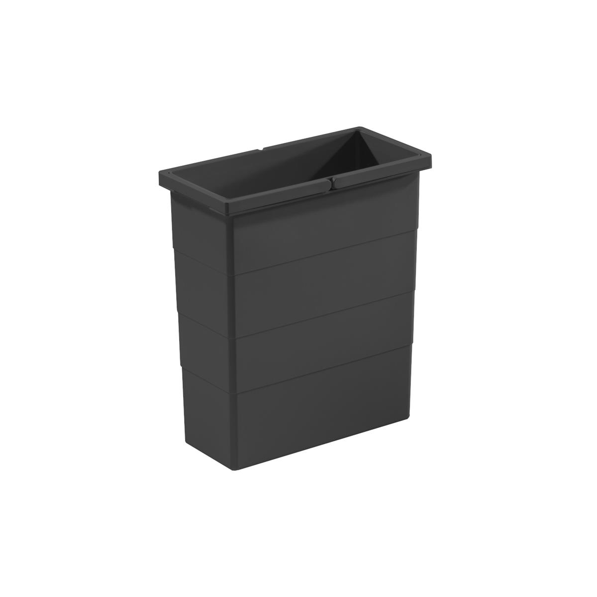 Hailo Inneneimer 1129929 dunkelgrau 14 Liter 320 x 156 x 350 mm 2 Henkel