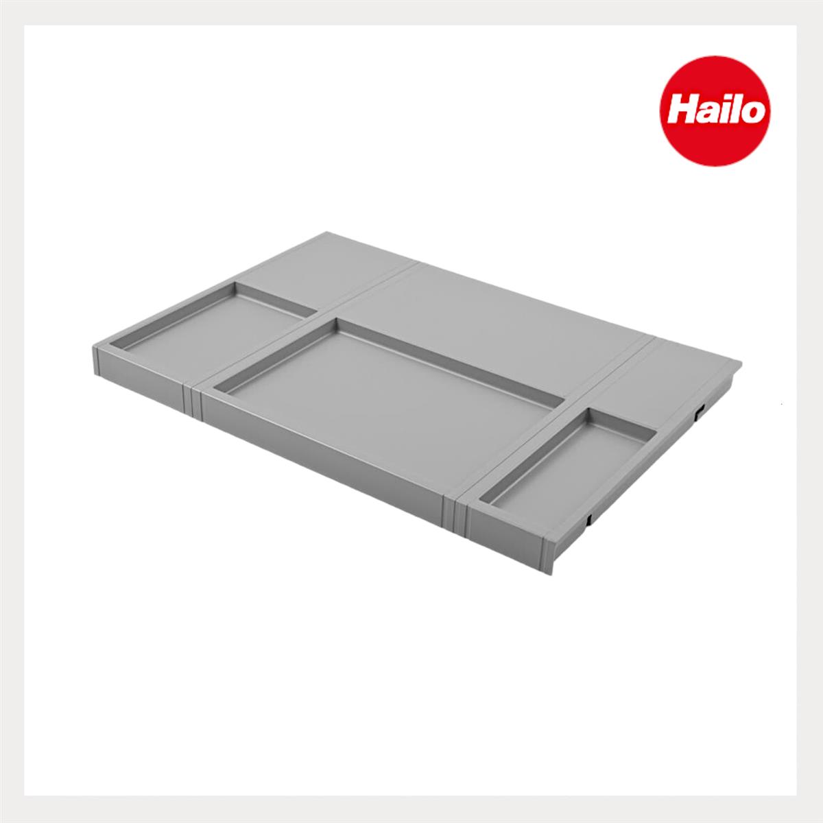 Hailo Multideckel 1109749 Tablarboden für 60 cm Schrank Hellgrau