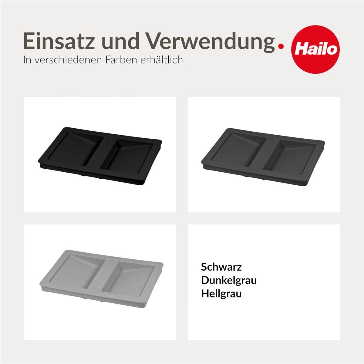 Hailo Deckel schwarz 1225969 für Inneneimer 7  8,5 und 10 Liter