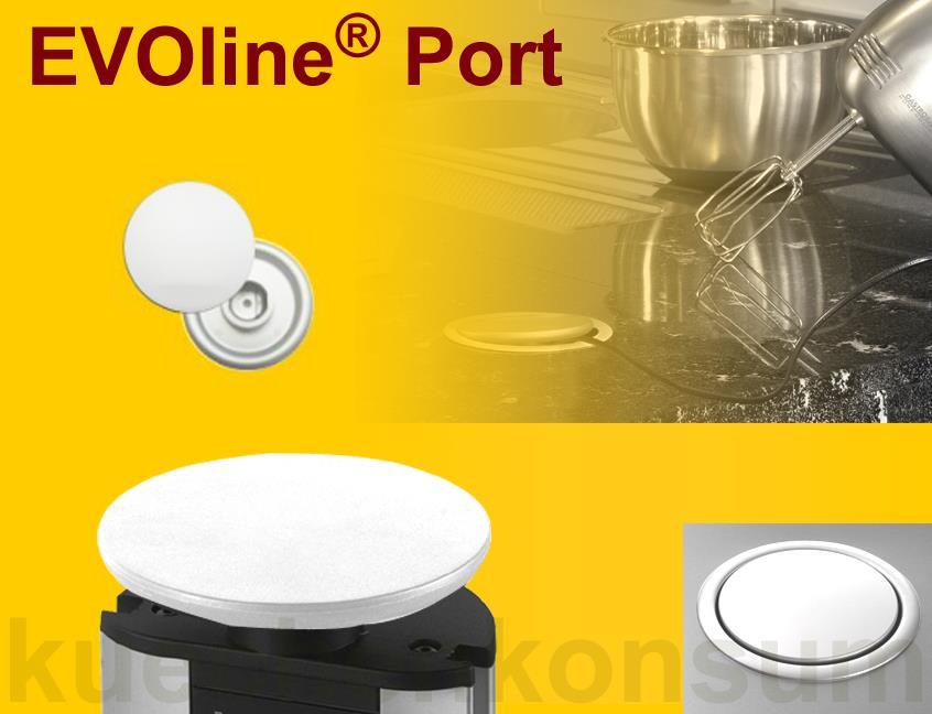 Schulte EVOline Wippdeckel 90.282 weiß für Port Cuisine
