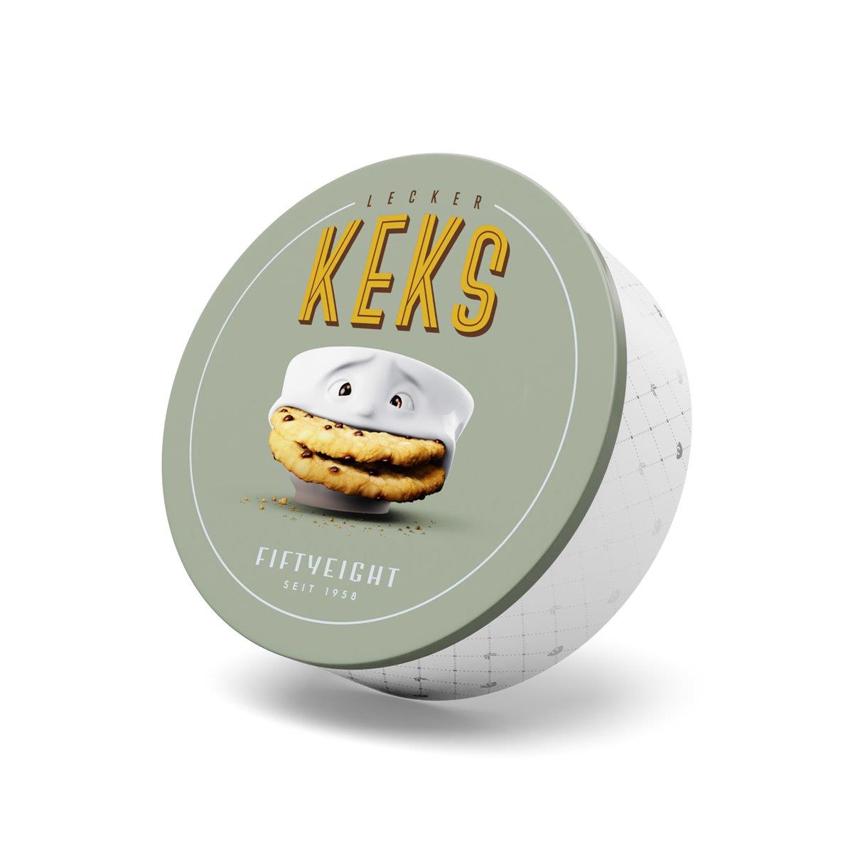 TV Tasse Blechdose 03.03 Lecker Keks rund Vorratsdose