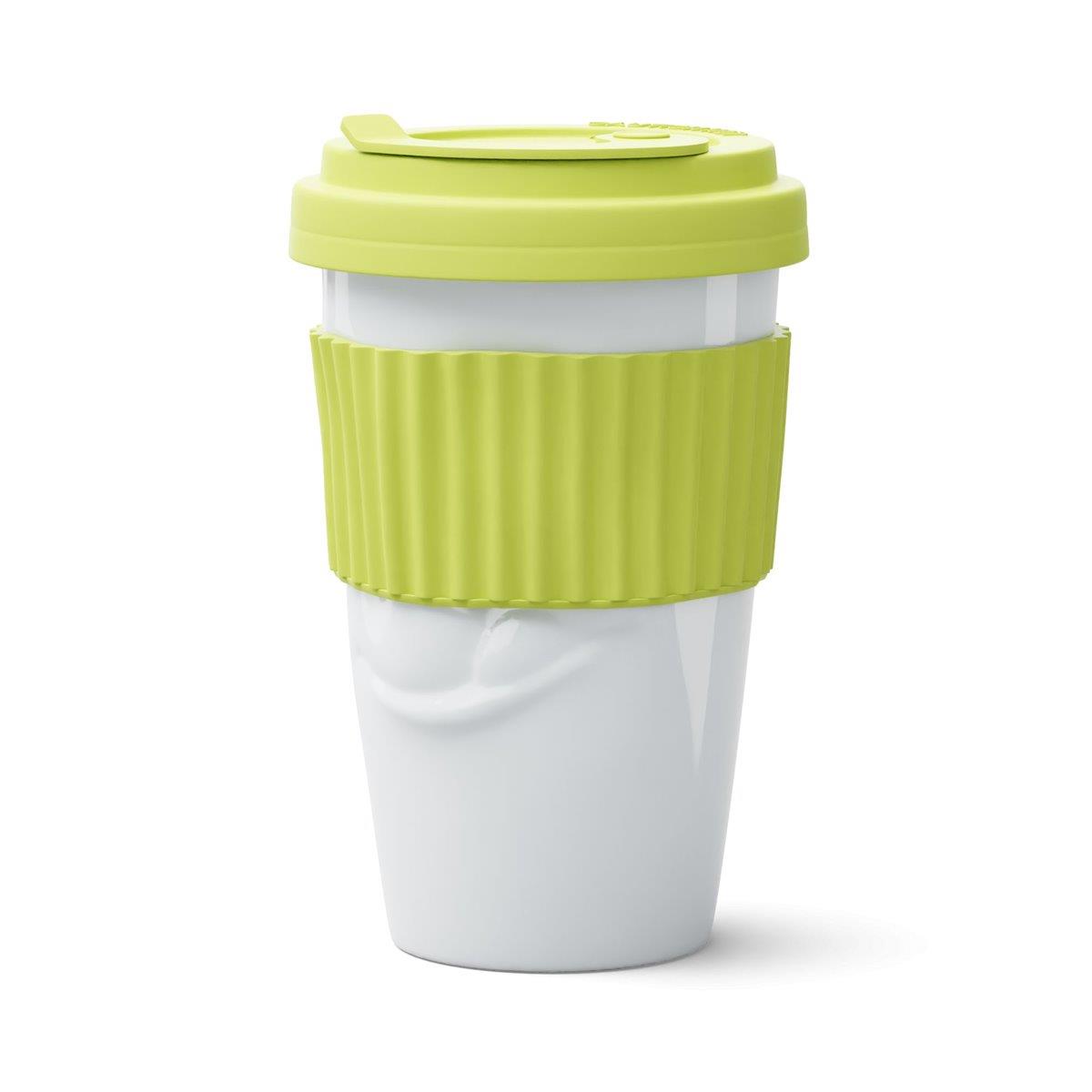 TV Tasse Kaffeebecher 05 To Go Lecker Limette