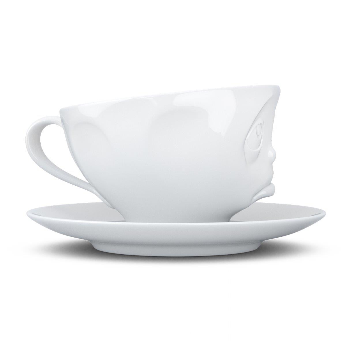 TV Tasse Kaffeetasse 44.01 Och Bitte mit Untertasse weiß