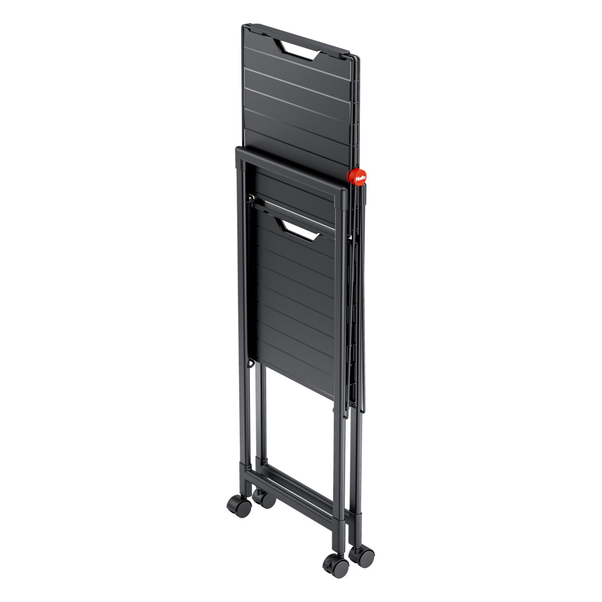 HAILO Quickboard 5980101 mobile Universalablage schwarz matt mit Rollen