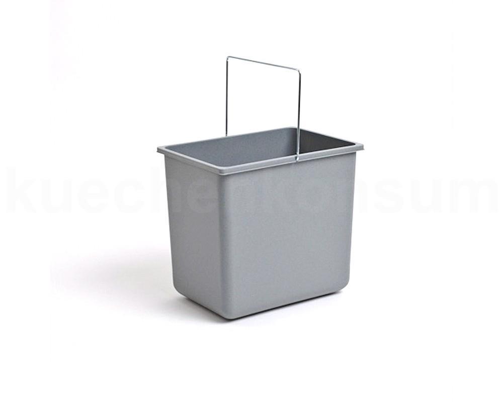 Hailo Inneneimer Paar 18 Liter schwarz grau 316x226x286 mm mit Deckel