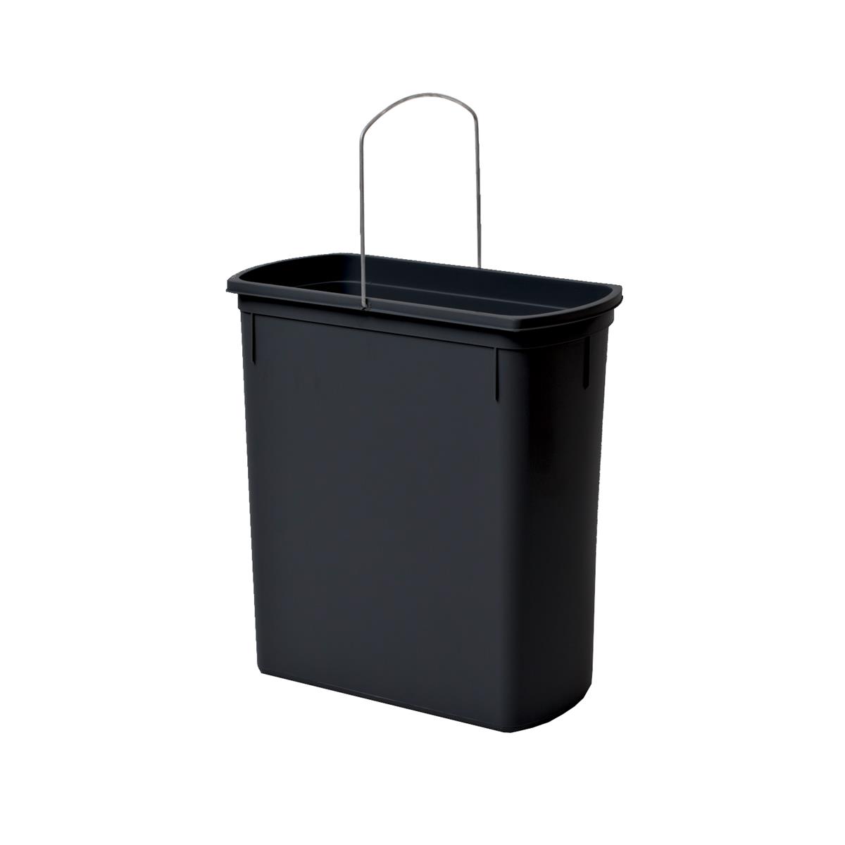 Hailo Inneneimer 1226239 schwarz 18 L 343 x 185 x 365 mm mit Henkel