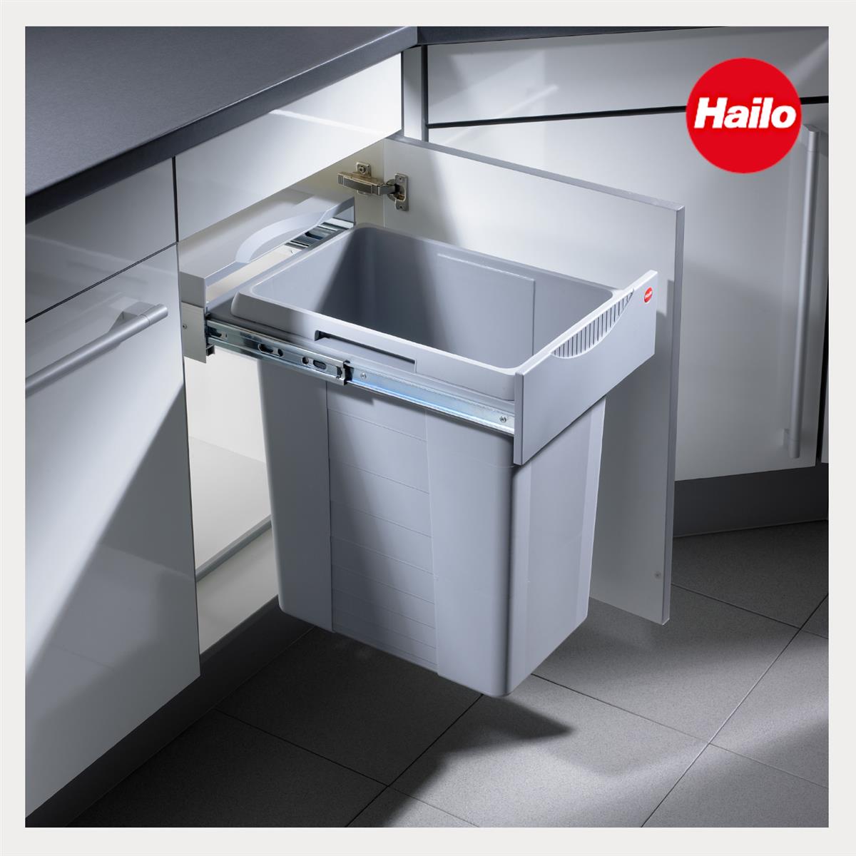 Hailo Abfallsammler 3668401 TE Swing Easy-Cargo 42 Liter