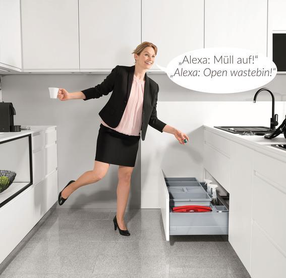 Hailo Öffnungssystem 3697301 Libero 3.0 (HFO) mit Adapter für Auszüge