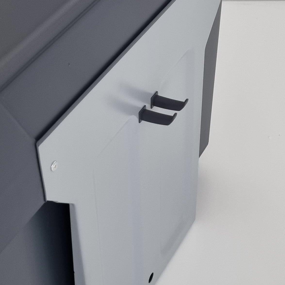 Hailo Haken Paar für Abfallsammler Tandem,Terzett und Vario 30x10 mm