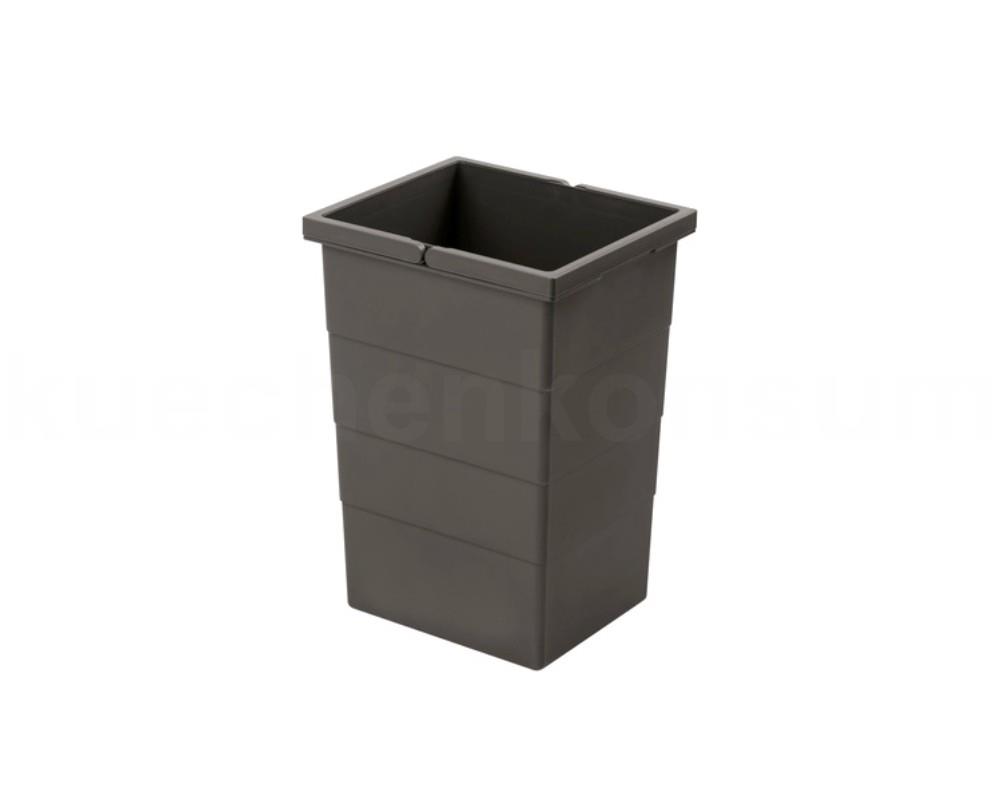 Hailo Inneneimer 1138999 dunkelgrau mit Deckel 207 x 242 x 350 mm