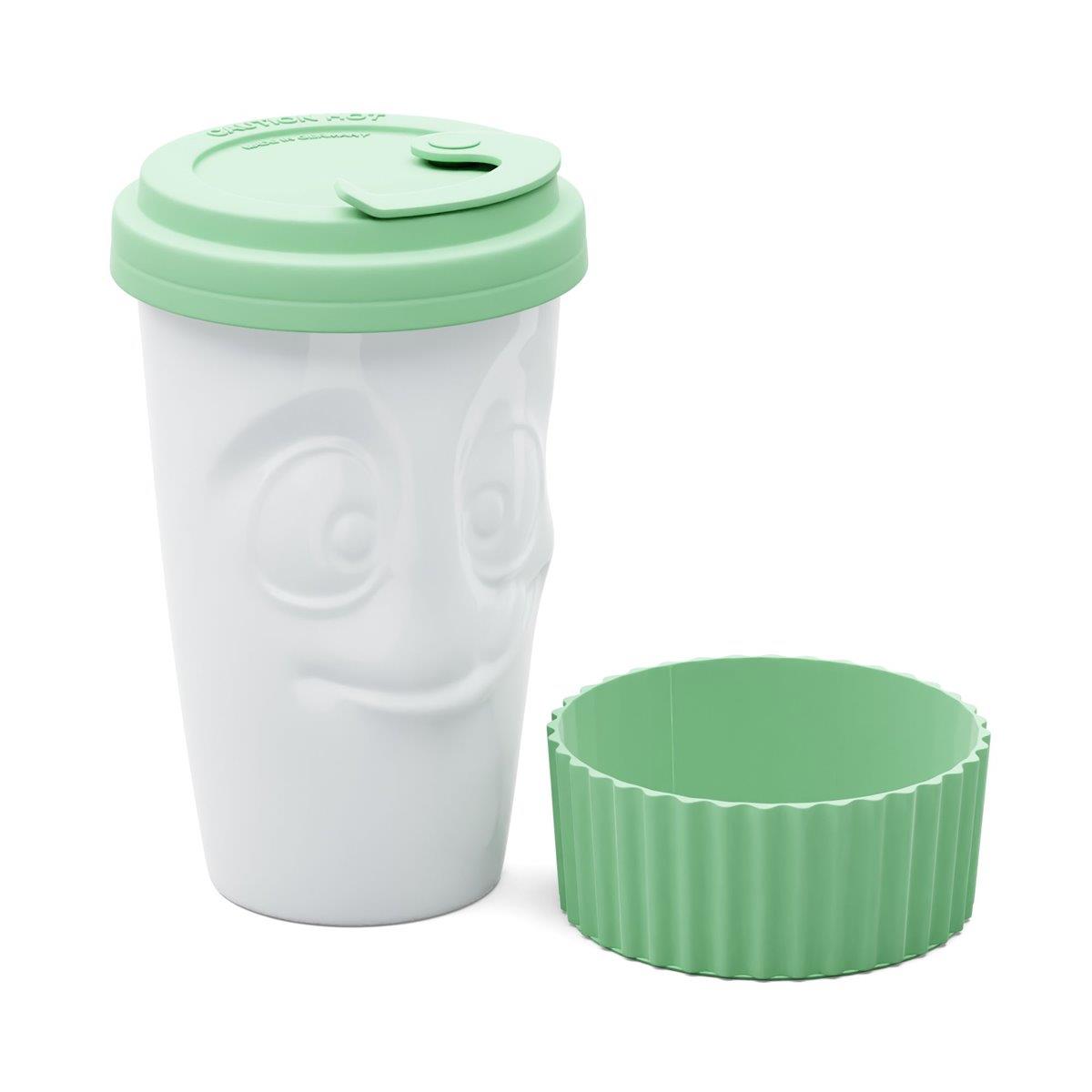 TV Tasse Kaffeebecher 03 To Go Lecker Mint