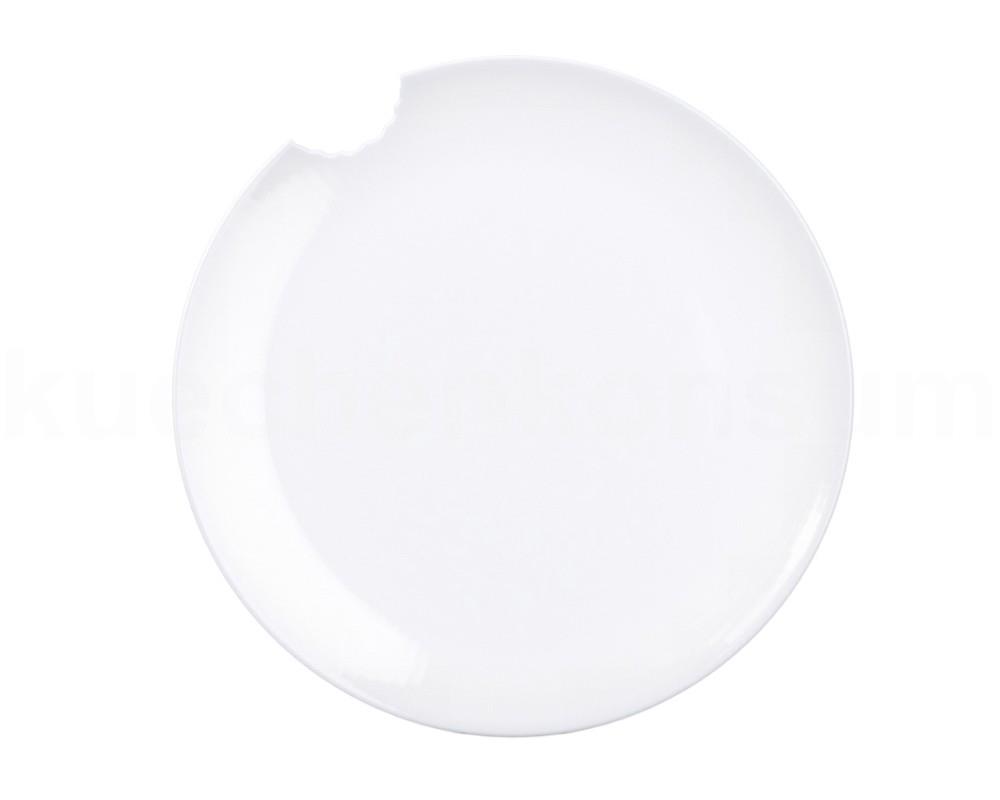 TV Tasse Speiseteller 74.01 großer Teller mit Biss rund 2er Set 28 cm weiß