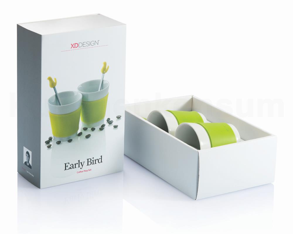 Kaffeetassenset Early Bird Coffee Mug Set XD-Design
