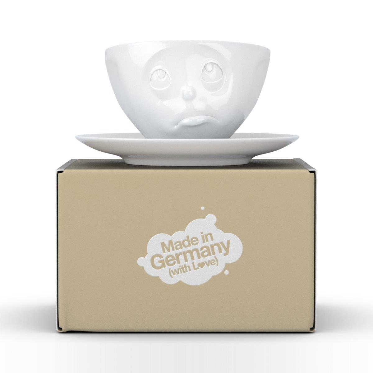 TV Tasse Kaffeetasse 44.01 Och Bitte mit Untertasse weiß