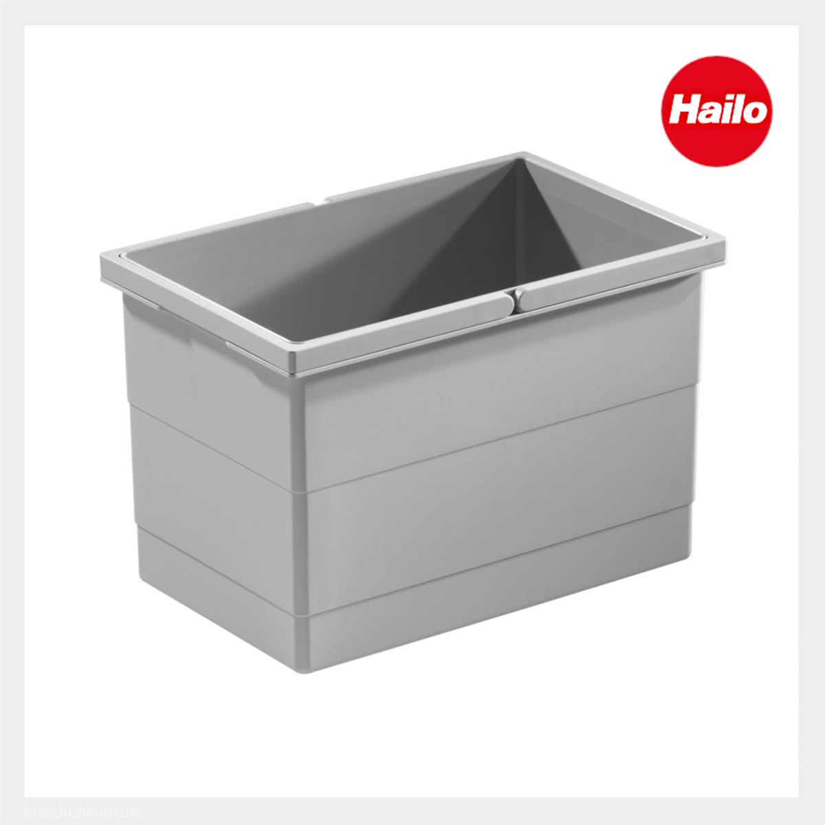 Hailo Inneneimer 1073979 hellgrau 350 x 226 x 220 mm 2 Henkel