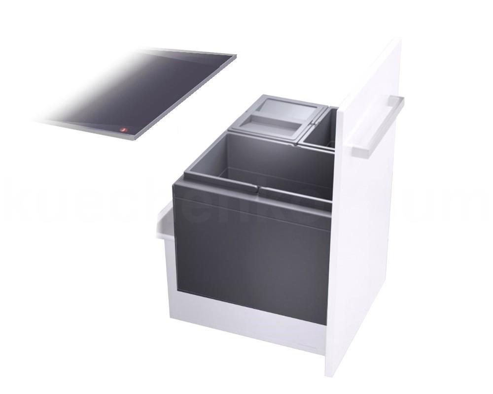 Hailo Abfallsammler 3631691 XL Inset 600 28/13/13 Triple-XL 28 + 2x 13 Liter