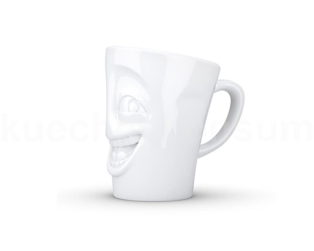 TV Tasse Kaffeebecher 85 Henkelbecher witzig weiß