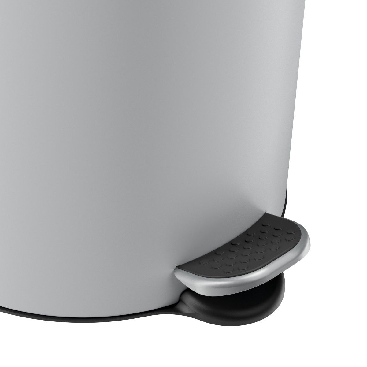Hailo Standmülleimer 5050201 Selekta rund 5 Liter Grau