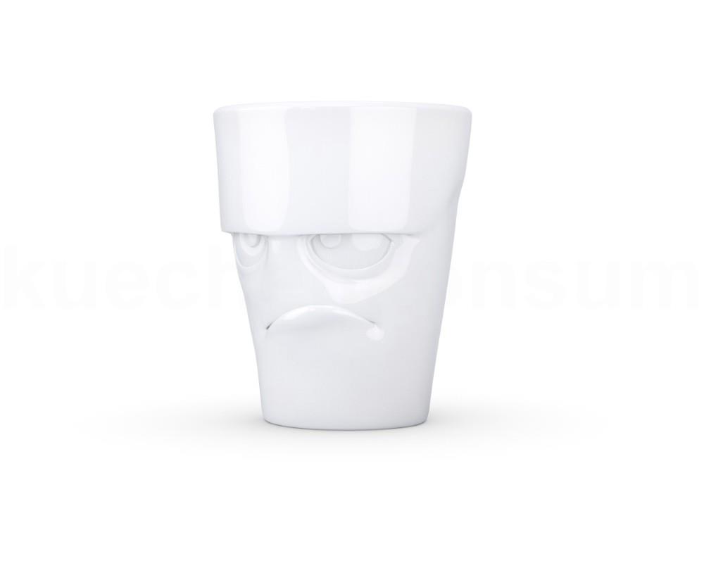 TV Tasse Kaffeebecher 81.01 Henkelbecher Grummelig weiß